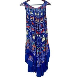 Vintage Womens Dress S Animal Print Whimsigoth Fairy Boho Festival Colorful